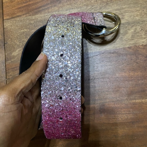 Vintage leather wide belt - Picture 9 of 10